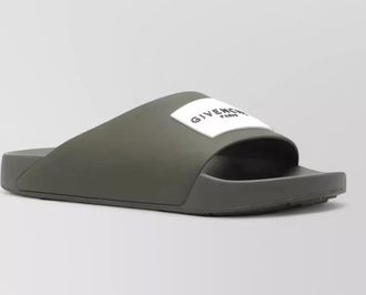 Givenchy logo slide flat sandals dust bag