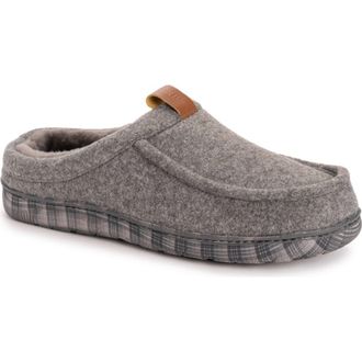 Muk Luks Miles Clog Slipper in Heathered Grey at Nordstrom, Size Medium
