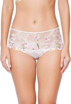 Huit Winter Romance Shorty Panty In Floral White