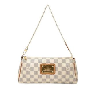 Louis Vuitton Pre-owned Mini Bags, female, White, Size: ONE SIZE Pre-owned Eva Damier Azur Shoulder Bag