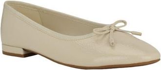 Calvin Klein Cyrie Ballet Flat in Ivory at Nordstrom, Size 11