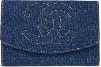 Chanel Portafoglio denim 1997 - Blu