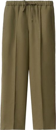 Fabiana Filippi bead-detail trousers - Green