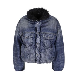 Diesel Chaqueta D-Curly-FSJ1 - Jackets - Mujer - Azul - S