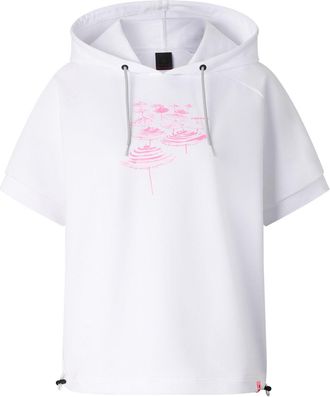 Bogner Fire + Ice Sharon short-sleeved hoodie for women - White/pink - XXL