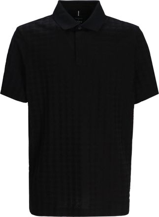 HUGO BOSS Black Textured Polo