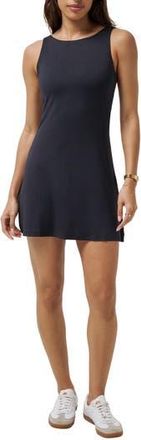 Travis Mathew Skyline Jersey Tank Dress in Heather Black at Nordstrom Rack, Size X-Large