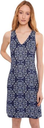 Tommy Bahama Darcy Charming Cabanas Dress Womens Dress Coastline : LG (US 12-14), Modal/Nylon/Spandex