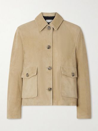 Nour Hammour Giacca In Camoscio Louise - Neutri