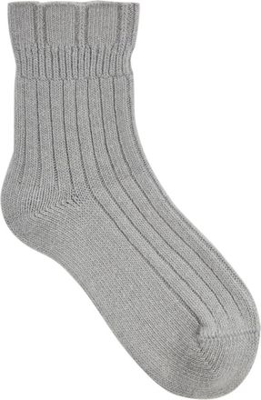 Falke Bedsock Rib Wool-blend Socks - Grey - 35/38