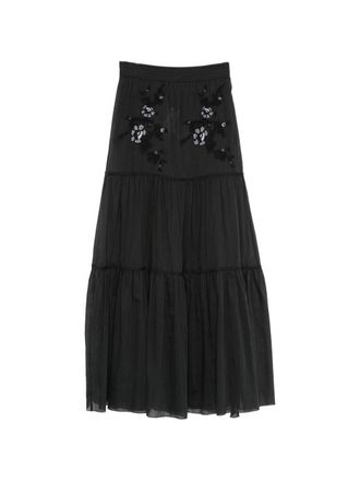 Ermanno Scervino Womens Cotton Long Skirt