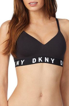 DKNY Cozy Boyfriend Wire-Free Push-Up Bra in Y3T/dk Bla at Nordstrom, Size X-Large