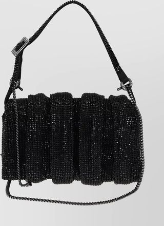 Benedetta Bruzziches shoulder bag with beaded chain strap