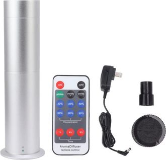 OEM M&aacute;quina De Aromaterapia Inteligente De 120 Ml, 100-240 V, Con Control Remoto, Cil&iacute;ndrica, Para Uso Dom&eacute;stico Y Hotelero, Color Plata, Enchufe Estadoun