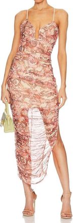 Elliatt Mica Maxi Dress In Pink Multi