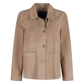 Seventy Leather Jackets, female, Brown, Size: L Leather Jackets