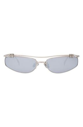 DEZI Linked Up Sunglasses in Linked Up Silver Flash at Nordstrom