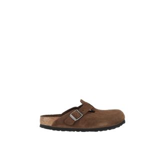 Birkenstock Boston Sfb Narrow Fit - Dames - Slip ons - Bruin - 39 EU - Leer - Schoenen