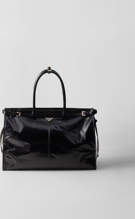 Prada Bonnie leather tote bag