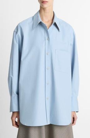 Vince Oversize Cotton Button-Up Shirt in Amalfi at Nordstrom Rack, Size Xx-Small