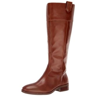 Vince Camuto SeIpisa Knee High Wide Calf Boot Medium Walnut VC-SELPISA2-BRN Womens