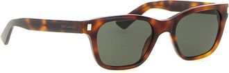 Saint Laurent Mens Brown Acetate Sunglasses