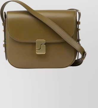 SOEUR crossbody bag adjustable strap leather finish