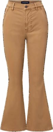 Veronica Beard Jeans svasati a vita alta - Marrone