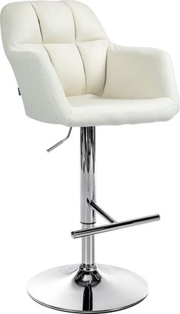 Clp Taburete De Bar Natoma En Tela Crema