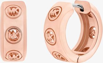 Michael Kors Logo Huggie Earrings
