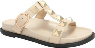 Tiffany & Fred Leather Slide Sandal