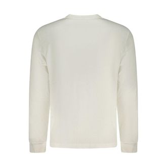 Calvin Klein Logo-Embroidered Cotton T-Shirt - White