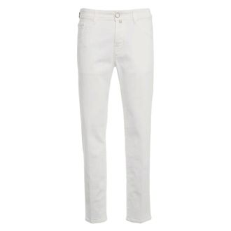 Jacob Cohen Heren, Jeans, Wit, Maat: W34 Katoen