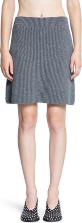Jil Sander Wool Knit Mini Skirt
