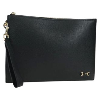 Gucci Pre-owned Clutches, female, Black, Size: ONE SIZE Pre-owned Clutch Bag
