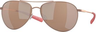 Costa 6S6003 Piper Polarized 600314 Mens Sunglasses Gold Size 58