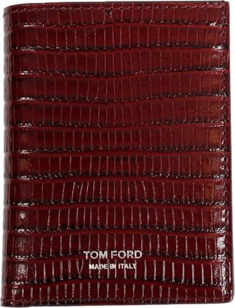 Tom Ford Accessoires, Heren, Rood, ONE Size, Wallets & Cardholders