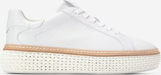 Cole Haan Womens GrandPr&oslash; Court Skyweave Sneakers - White Size 10.5