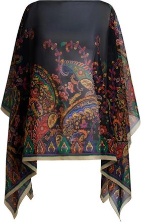 Etro Jassen, Dames, Veelkleurig, ONE Size, X0883 Poncho