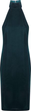 Ralph Lauren Halter Dress Woven Column Dress