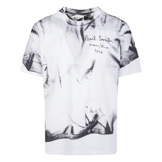 Paul Smith Bedruikt T-shirt - Heren - Tops - Wit - Maat: L Katoen