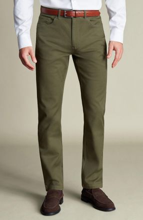 CHARLES TYRWHITT Twill Slim Fit 5 Pocket Jeans