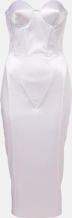 Dolce & Gabbana Abito a corsetto in raso