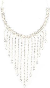 8 by YOOX FRINGES & DROPS RHINESTONES CHOCKER