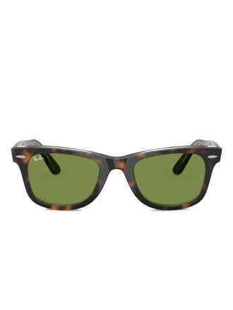Ray-Ban Wayfarer square-frame sunglasses - unisex - Acetate - 50 - Green