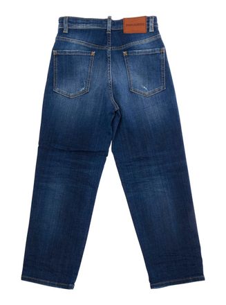 Dsquared2 Ripped Denim Jeans - Blue