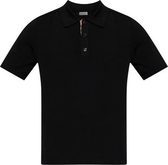 Burberry Marcus Polo - Heren - Polos - Zwart - XS - Wol - Tops