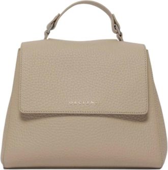 Orciani Handbags, female, Beige, Size: ONE SIZE Sveva Soft Small Bag