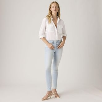 Levi's 721 High Rise Skinny Jeans - Womens - 24X28 - Blue