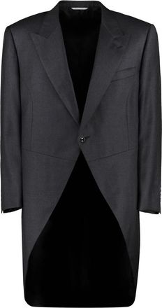 Canali Wollen Tailcoat Reverskraag - Heren - Blazers - Grijs - 4XL - Wol - Jassen